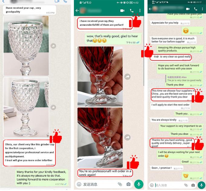 Стеклянные бокалы для красного вина 9