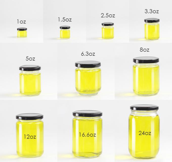 Частное торговое наименование 8oz 380Ml 500Ml Чистый соус Чили Стеклянная банка с металлической крышкой 1