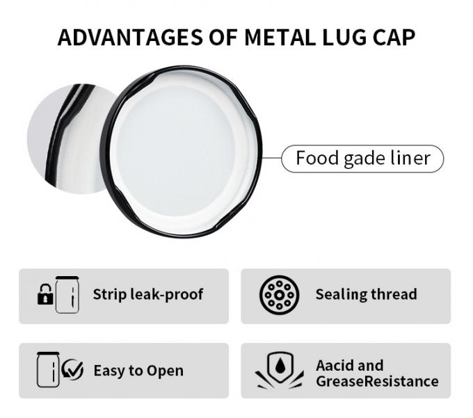 82 мм Mason Jar Glass Lid Замена оловянной крышки в большом количестве 2