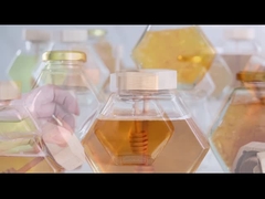 100 мл 220 мл шестиугольные стеклянные банки с крышками