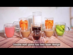 Оптовая цена Двухстенная стеклянная бутылка