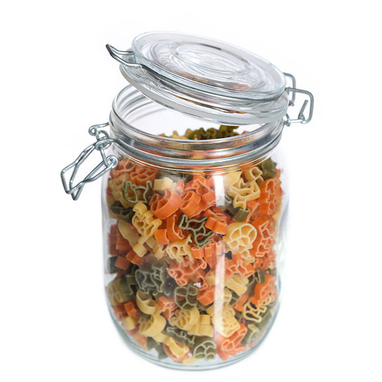 Стеклянная банка для хранения высококачественной консервированной 4oz 8oz 10oz 12oz 16oz 25oz 32oz Glass Mason Jar