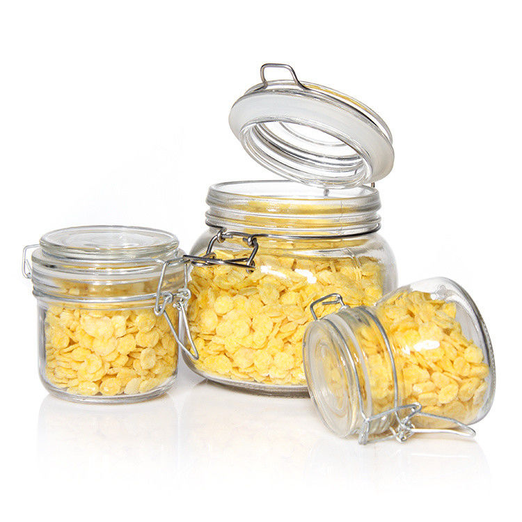 Стеклянная банка для хранения высококачественной консервированной 4oz 8oz 10oz 12oz 16oz 25oz 32oz Glass Mason Jar
