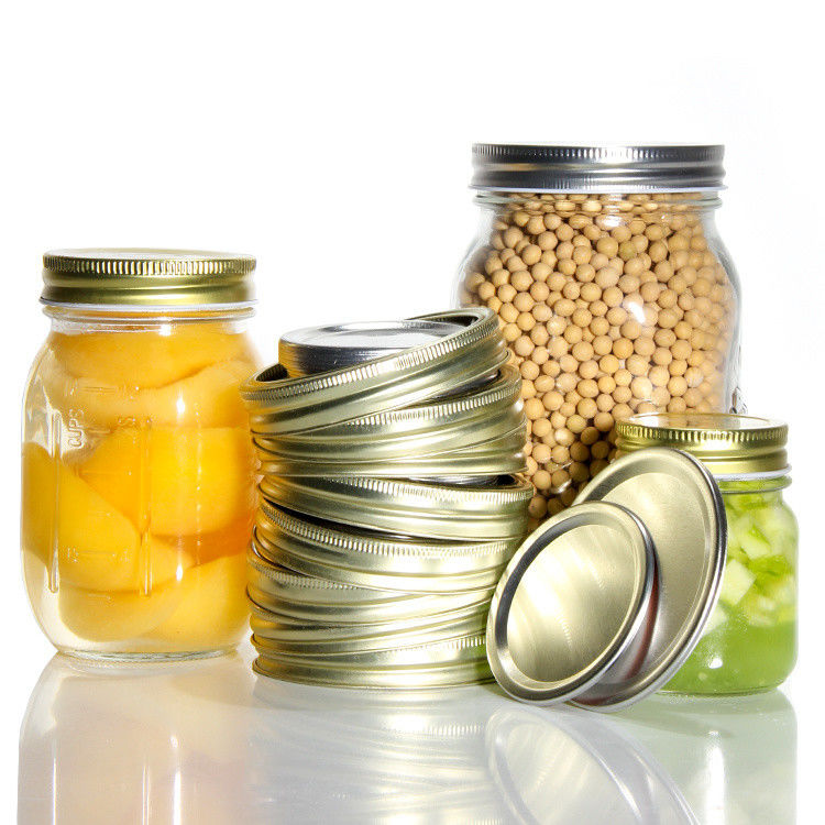Оптовая продажа 70 мм отдельная консервировка Mason Jar Tinplate Screw Lid для домашнего консервирования