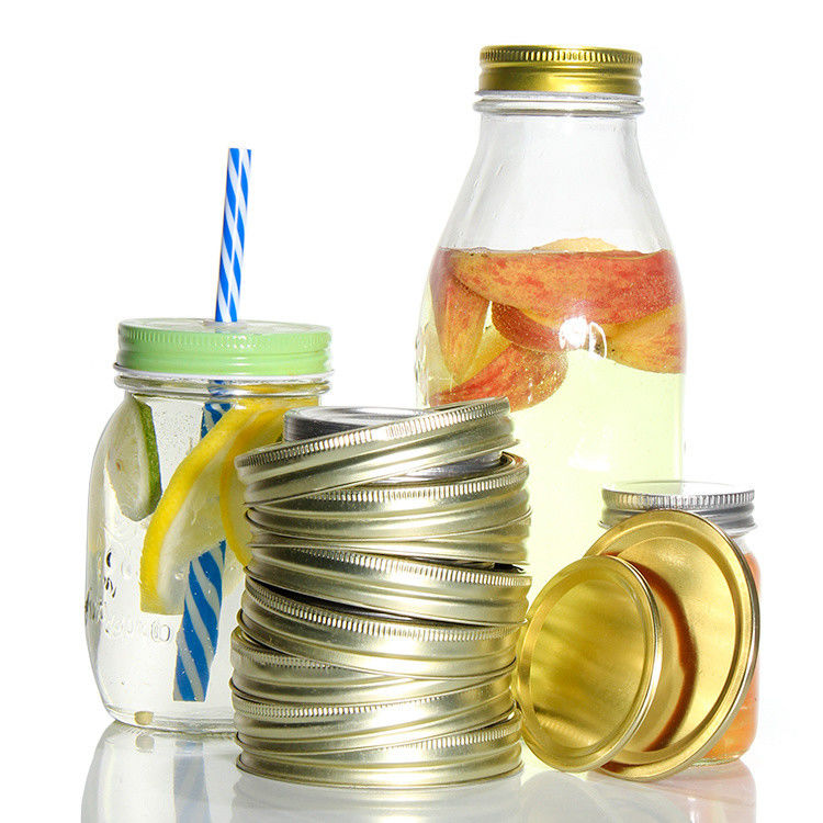 Оптовая продажа 70 мм отдельная консервировка Mason Jar Tinplate Screw Lid для домашнего консервирования