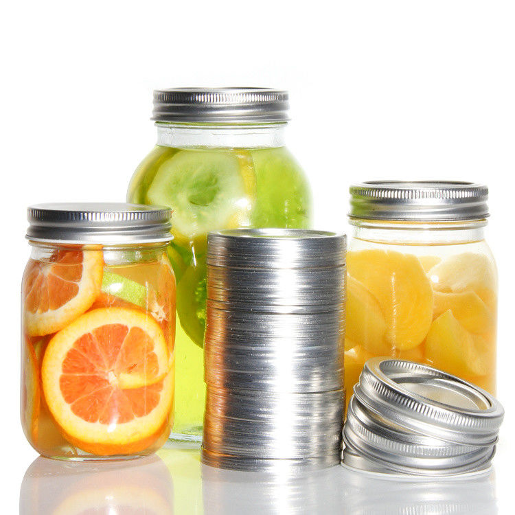 Оптовая продажа 70 мм отдельная консервировка Mason Jar Tinplate Screw Lid для домашнего консервирования