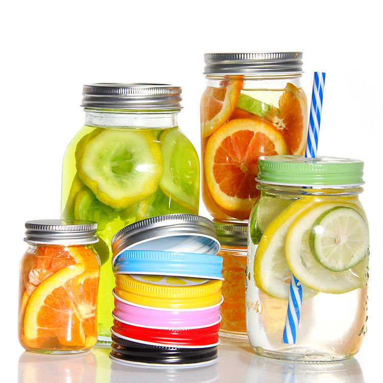 Оптовая продажа 70 мм отдельная консервировка Mason Jar Tinplate Screw Lid для домашнего консервирования