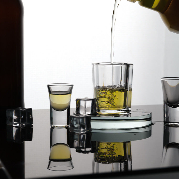 Бесплатные образцы Luxury 30ml 40ml 70ml Clear Mini Sublimation Shot Glass Текила Шот Glass Эспрессо Шот Glass